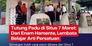 Tutung Padu di Situs 7 Maret: Dari Enam Hamente, Lembata Belajar Arti Persatuan