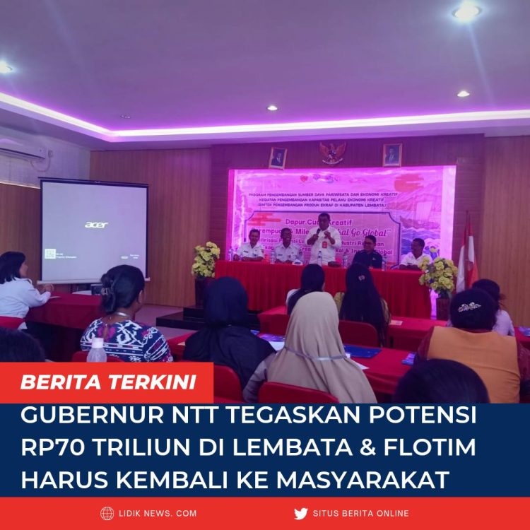 Gubernur NTT Tegaskan Potensi Rp70 Triliun di Lembata & Flotim Harus Kembali ke Masyarakat