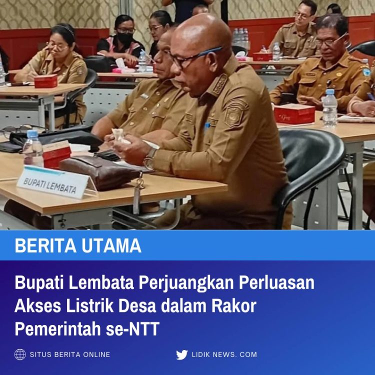 Bupati Lembata Perjuangkan Perluasan Akses Listrik Desa dalam Rakor Pemerintah se-NTT
